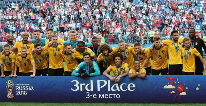 Bélgica reivindica el buen fútbol con la tercera plaza en el Mundial de Rusia
