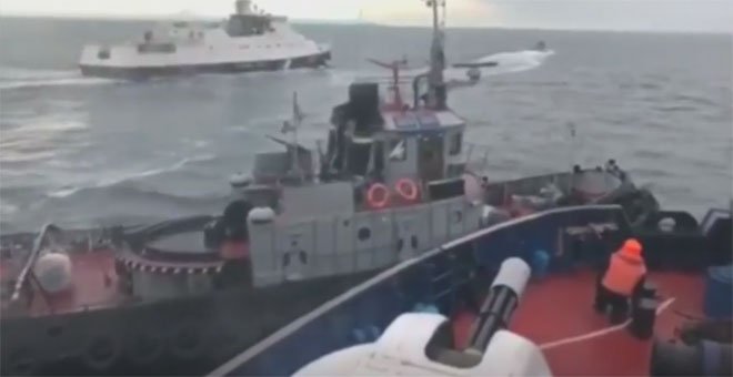 Ucrania declara el estado de excepción tras el choque naval con Rusia