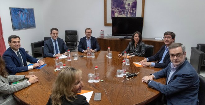 Ciudadanos y PP ensayarán en Andalucía la fórmula del Gobierno de coalición