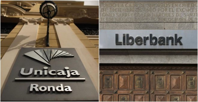 Liberbank y Unicaja suben en Bolsa ante la posible reactivación de su fusión