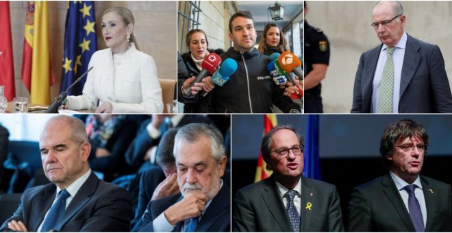 Del procés a la exhumación de Franco; los frentes judiciales que condicionarán el nuevo año político