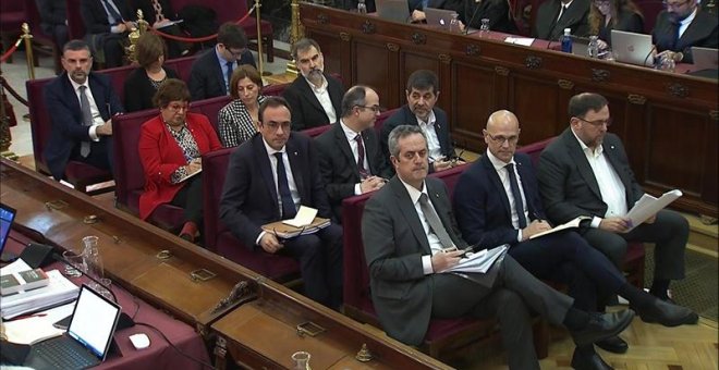 Turull afea a la Fiscalía sus palabras en el juicio al 'procés': "Los catalanes no son ovejas ni gente militarizada"