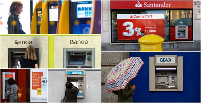La gran banca española redujo un 1% sus ingresos por comisiones hasta septiembre