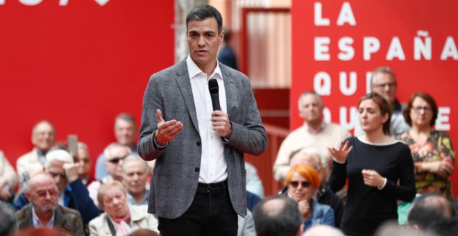 Rivera, Casado e Iglesias dejan solo a Sánchez en el debate de RTVE que coincide con el de Atresmedia