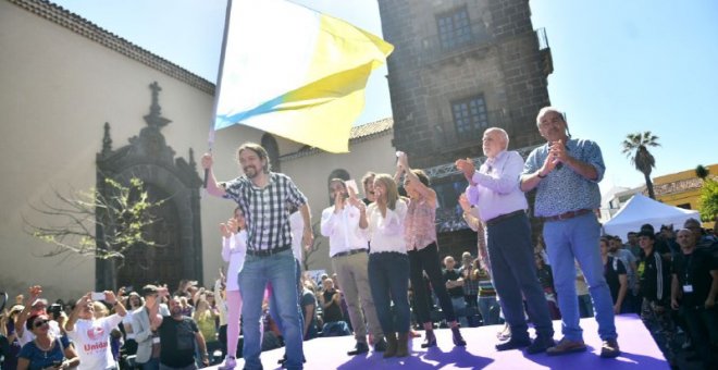 Iglesias cierra la campaña llamando al voto útil: "El PSOE siempre se guarda una carta para gobernar con la derecha"