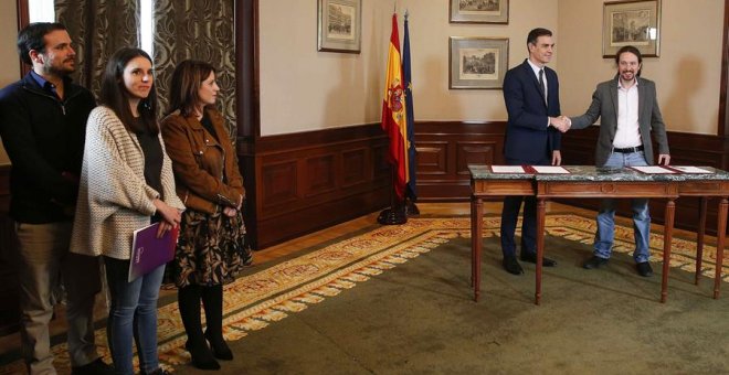 L’independentisme critica l’acord PSOE – PSOE, que limita el conflicte a Catalunya a un problema de “convivència”