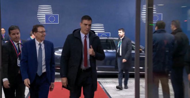 Sánchez asiste al Consejo Europeo Extraordinario de la UE