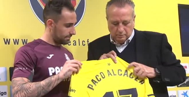 Paco Alcácer, presentado como nuevo jugador del Villarreal