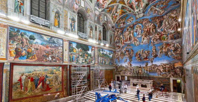 La liquidez del Vaticano, en manos de la Capilla Sixtina