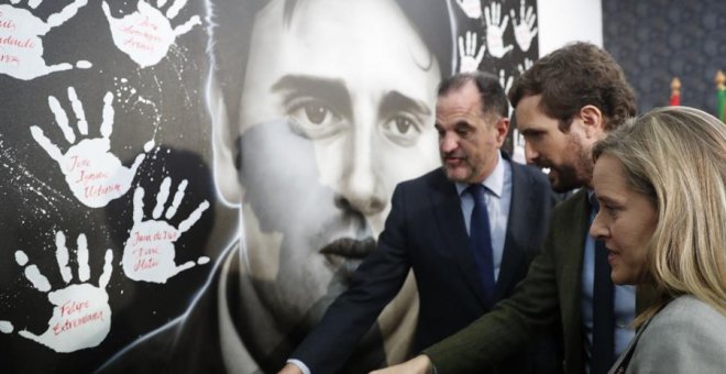 Casado busca reavivar el fantasma de ETA con sus candidatos en Euskadi