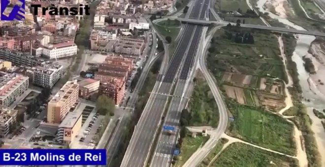 Carreteras vacías en Catalunya: B-23