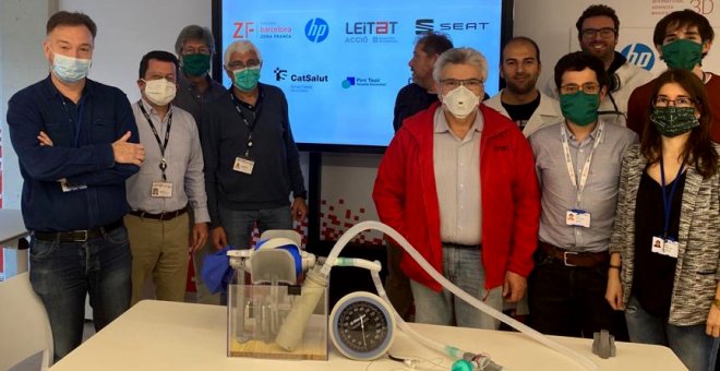 Desenvolupen a Catalunya el primer respirador d'emergència fabricat amb impressores 3D