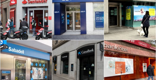 La gran banca redujo su plantilla en casi mil empleados y cerró 125 oficinas en España en el primer trimestre