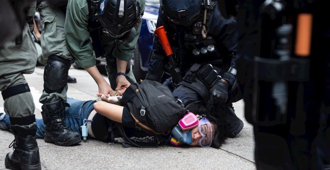 La protesta en Hong Kong contra la Ley de Seguridad china deja más de 180 detenidos