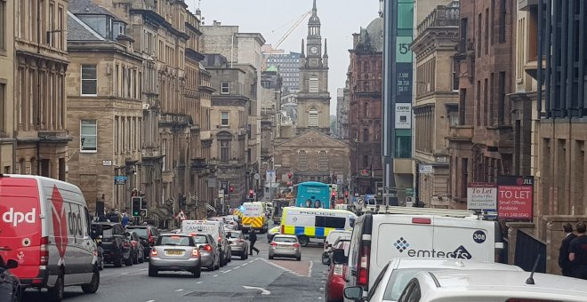 Un hombre abatido por la Policía en Glasgow tras herir a seis con un cuchillo