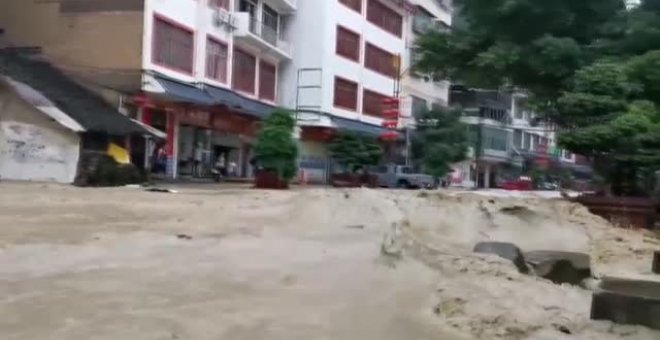 Las inundaciones en China dejan ya 19 muertos