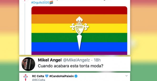 La maravillosa respuesta del Celta de Vigo a un tuitero que criticó su mensaje de tolerancia por el Orgullo