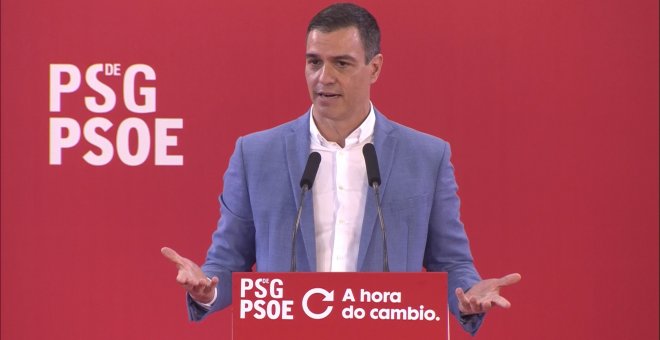 Sánchez pide a los ciudadanos que no se dejen "amenazar por el miedo"