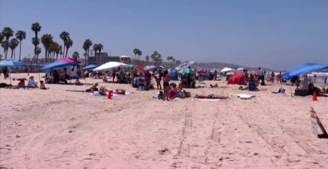 Las playas de San Diego se mantienen abiertas el día de la fiesta nacional