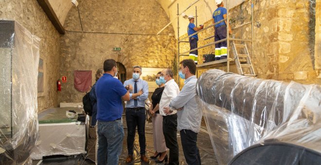 El Gobierno inicia la reparación de humedades en el Castillo del Rey