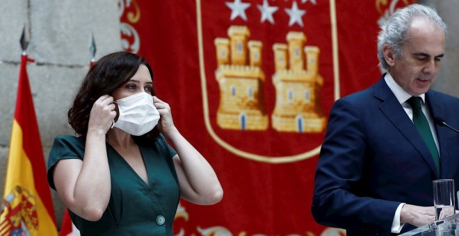 Madrid anuncia que la mascarilla será obligatoria y restringe el número de personas en las reuniones