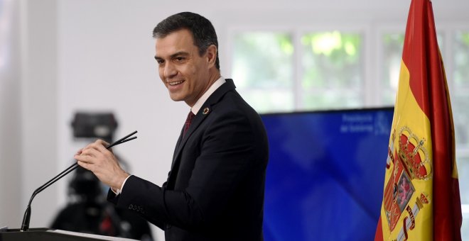 Rueda de prensa de Pedro Sánchez tras el último Consejo de Ministros antes del parón estival