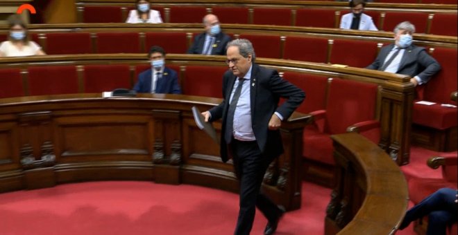 Pleno extraordinario en el Parlament de Catalunya