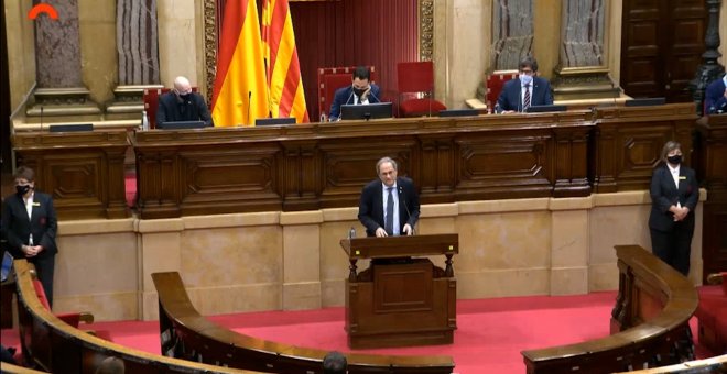 El Parlamento catalán debate hoy la marcha del Rey Juan Carlos I