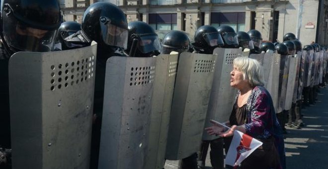 125 manifestantes detenidos en las protestas multitudinarias de Minsk de este domingo