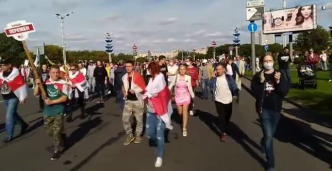 Decenas de miles de manifestantes exigen en Bielorrusia la salida de Lukashenko del poder