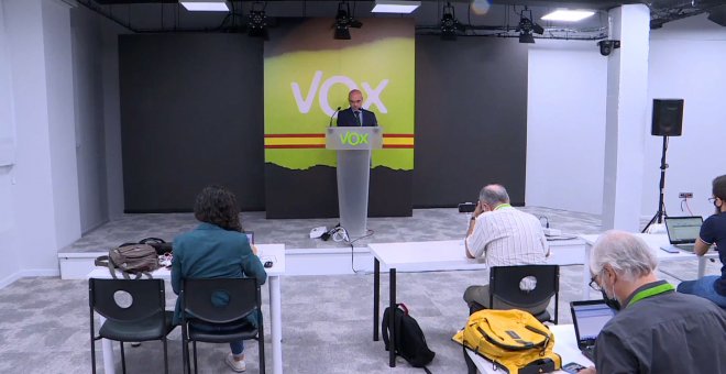 Jorge Buxadé, portavoz del Comité de Acción Política de Vox