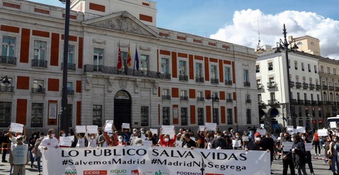 Quique Villalobos, presidente de la Federación Regional de Asociaciones Vecinales de Madrid: "Estamos viendo una sanidad casi de beneficencia"
