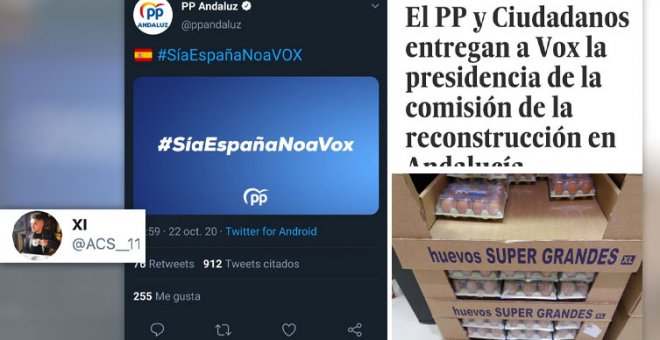 "El PP rompe con Vox. Seguirá gobernando con ellos en Madrid, Andalucía y Murcia pero con cara de disgusto"