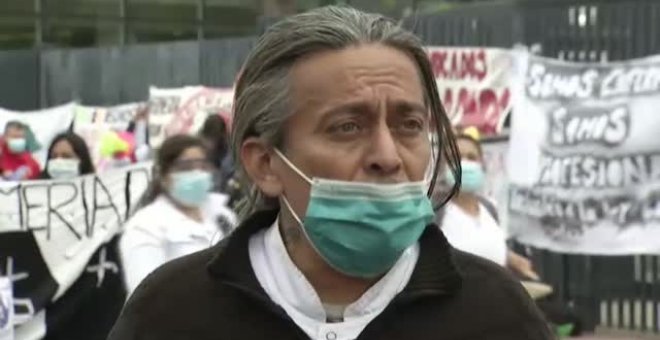 "Nos estamos muriendo": los enfermeros de Argentina protestan por su precariedad salarial