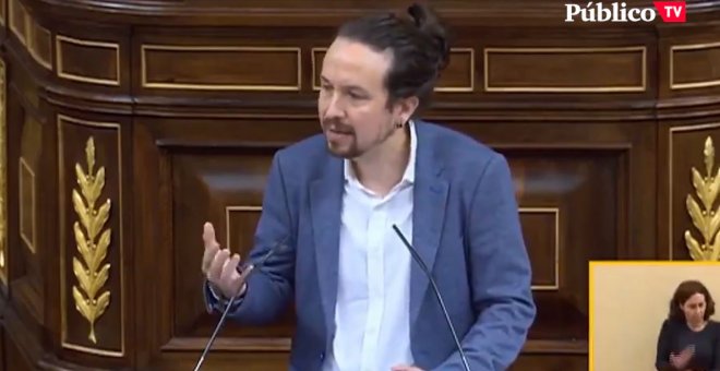 Iglesias alerta al PP: "Cada vez que Vox defiende a la monarquía, acorta su vida"