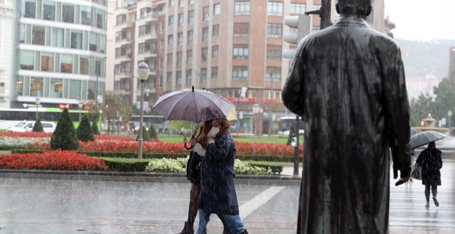 Fuertes lluvias este sábado al oeste de Galicia y aumento de temperaturas en casi todo el país