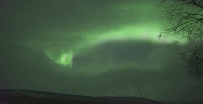 Finlandia registra una de las auroras boreales más espectaculares de los últimos años