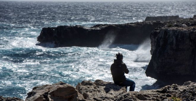 Menorca, incomunicada por mar a causa del fuerte temporal