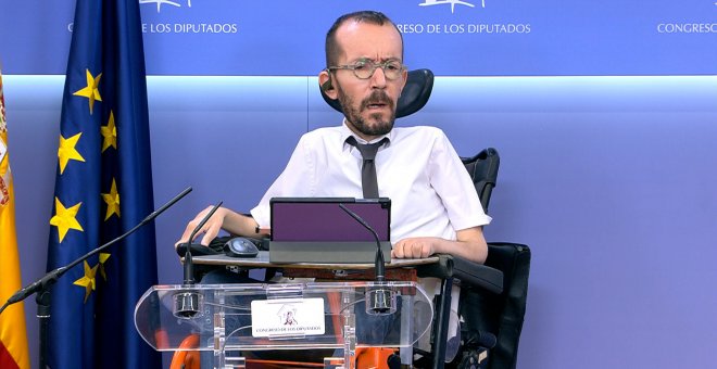 Echenique, sobre la regularización fiscal de Juan Carlos I: "Es una confesión"