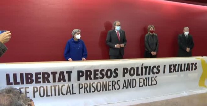 La Fiscalia demana ara 20 mesos més d'inhabilitació per a Torra per la segona pancarta a la Generalitat