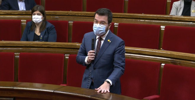 Aragonès hace un balance positivo de la legislatura "marcada por la represión"
