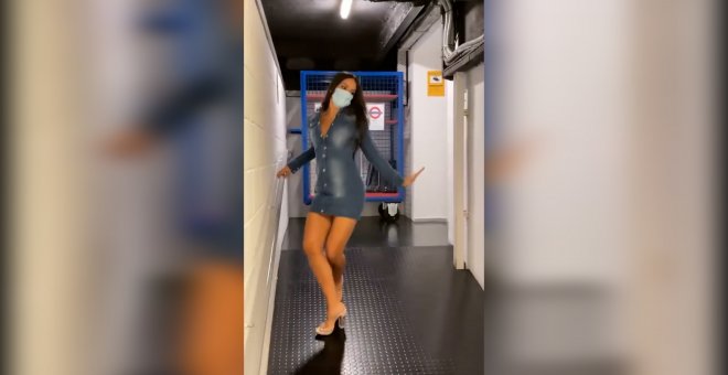 Cristina Pedroche celebra su gran momento bailando 'reggaeton'
