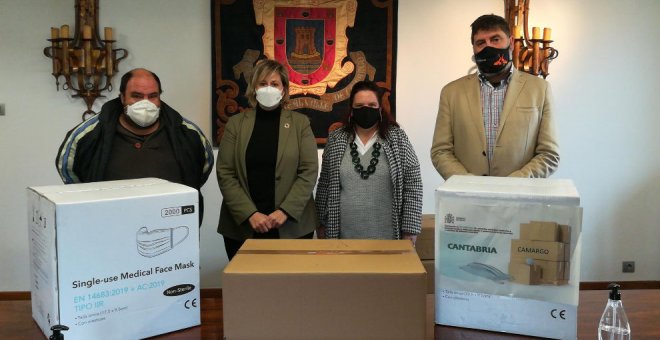 La Delegación del Gobierno entrega 4.000 mascarillas al Ayuntamiento