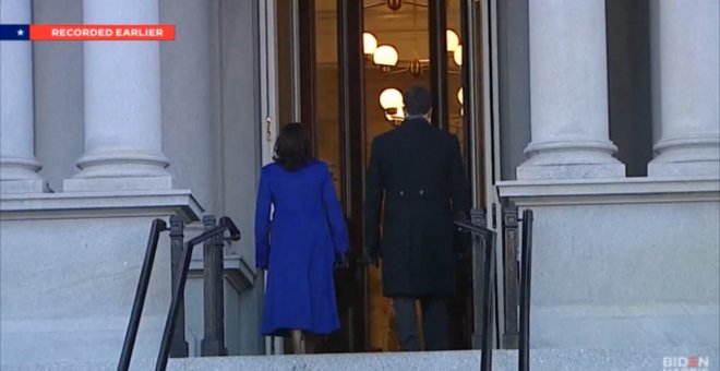 Kamala Harris entra en la Casa Blanca como nueva vicepresidenta