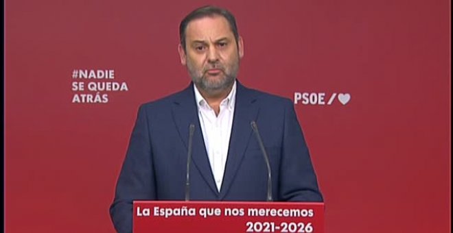 Ábalos dice que las negociaciones del CGPJ las lleva el Gobierno y representa también a Unidas Podemos
