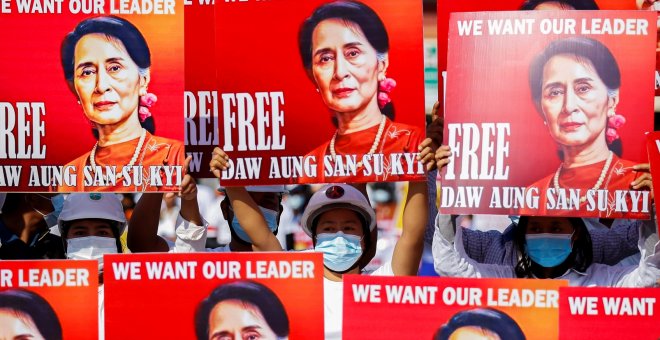 La Policía presenta más cargos contra la líder birmana Aung San Suu Kyi