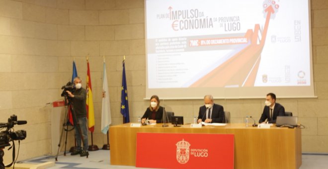 Presentación de medidas económicas por Covid en la diputación de Lugo