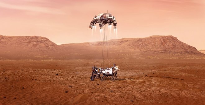 El rover de la NASA aterriza con éxito en Marte