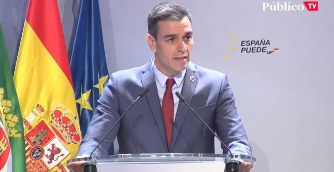 Pedro Sánchez: "En una democracia plena es inadmisible la violencia"