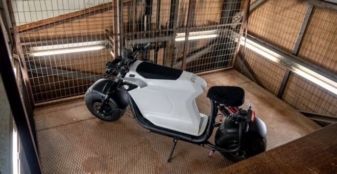 Bull-e: un scooter eléctrico inspirado en el toro y con estilo 'cafe racer'